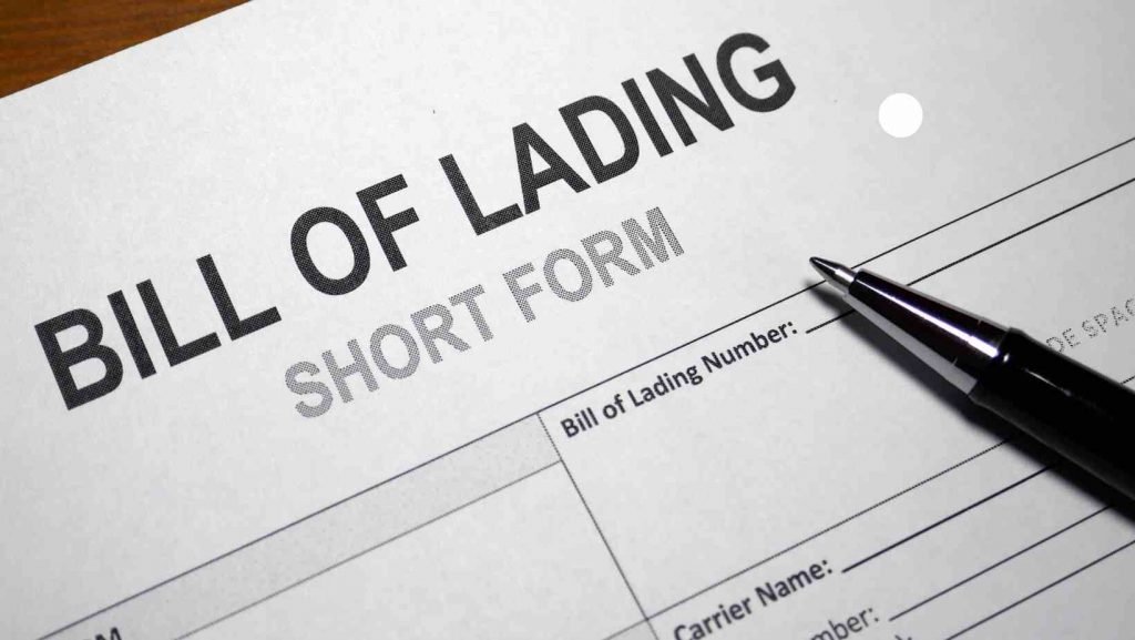 about the bill of lading